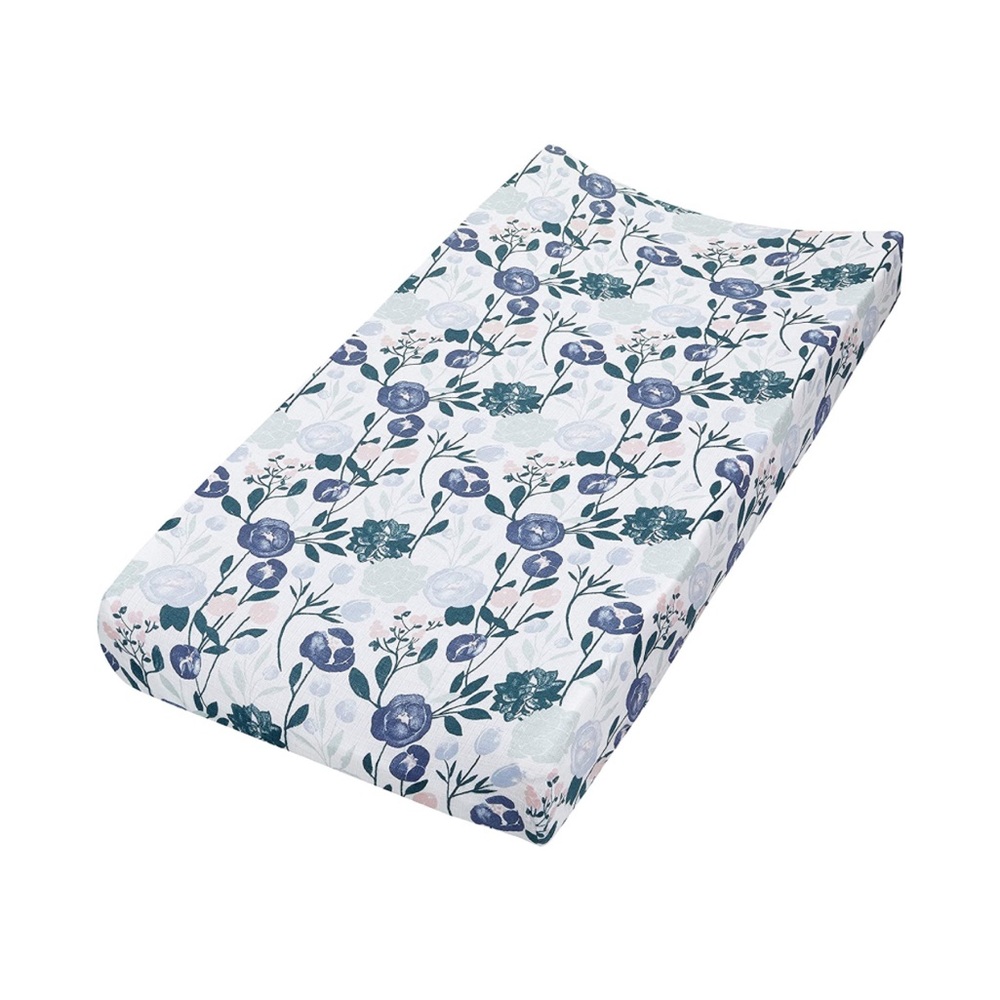 Aden + Anais Changing Pad Cover Muslin Floral Diapering